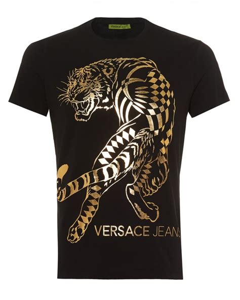 Versace Versace Jeans Big Tiger Logo Tee T